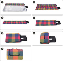 Carica l&#39;immagine nel visualizzatore di Gallery, SONGMICS GCM50K - Coperta da Picnic, 195 x 150 cm, Impermeabile
