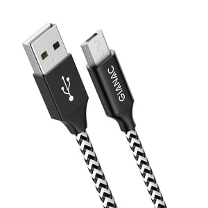 GIANAC Cavo Micro USB,[5 Pezzi:0.25m 0.5m,1m,2m,3m] Nylon USB USB... - Ilgrandebazar