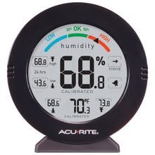 Carica l&#39;immagine nel visualizzatore di Gallery, AcuRite Indoor Humidity Monitor PRO Accuracy con allarmi Silver - Ilgrandebazar