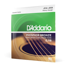 Carica l&#39;immagine nel visualizzatore di Gallery, D&#39;Addario EJ16 Set Corde Acustica EJ Phosphor BRZ RND WND - Ilgrandebazar