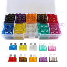 Carica l&#39;immagine nel visualizzatore di Gallery, HALJIA Kit di fusibili a lama assortiti, per auto, camion, moto fusibili,... - Ilgrandebazar