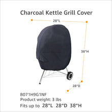 Carica l&#39;immagine nel visualizzatore di Gallery, AmazonBasics - Telo protettivo per barbecue a cupola, Nero - Ilgrandebazar