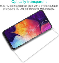 Carica l'immagine nel visualizzatore di Gallery, LK Pellicola Protettiva Per Samsung Galaxy A50 Vetro Temperato,[3 Pezzi] [9H Durezza] [Strumento per Una Facile Installazione] Protezione Schermo Screen Protector Per Samsung A50 2019