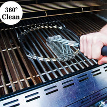 Carica l'immagine nel visualizzatore di Gallery, IREGRO Spazzola Barbecue, BBQ 3 in 1 Grill Spazzola, Pulitore di Cottura Griglie Rack e bruciatori, Durevole ed Efficace