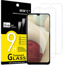 Carica l'immagine nel visualizzatore di Gallery, NEW'C 2 Pezzi, Vetro Temperato per Samsung Galaxy A12, Galaxy A02s, Pellicola Prottetiva Anti Graffio, Anti-Impronte, Senza Bolle, Durezza 9H, 0,33mm Ultra Trasparente, Ultra Resistente