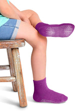 Carica l&#39;immagine nel visualizzatore di Gallery, LA Active Calzini Neonato 0-3 Mesi - Calze Antiscivolo in Cotone per Bambino e Bambina, 6 Paia - Calzini Corti Estivi e Invernali, Taglia Scarpe 15-15.5