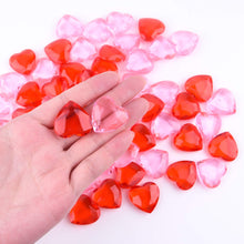 Carica l&#39;immagine nel visualizzatore di Gallery, TUPARKA 60 PZ Cuori in Acrilico Rosso per 60pcs - Ilgrandebazar