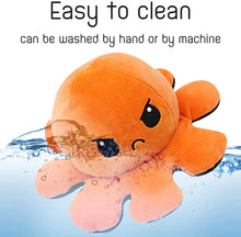 Carica l&#39;immagine nel visualizzatore di Gallery, CJRNBU Polipo Reversibile Peluche, Polpo Peluche può Esprimere Emozioni e Alleviare Lo Stress, Peluche Polipo Reversibile Umore per Regalo Amica Compleanno Giocattoli per Bambini Regalo di Festa