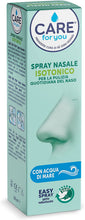 Carica l'immagine nel visualizzatore di Gallery, None Care For You Spray Nasale Isotonico, con Acqua di Mare Ricca di Oligoelementi, per la Pulizia Quotidiana Del Naso, 125 ml