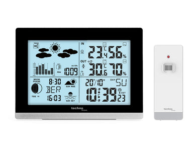 Technoline WS6762 - Stazione meteorologica Moderna, Colore: Nero lucido - Ilgrandebazar