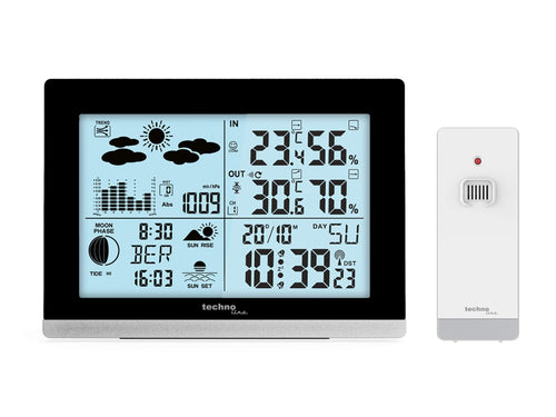 Technoline WS6762 - Stazione meteorologica Moderna, Colore: Nero lucido - Ilgrandebazar