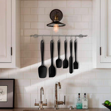 Carica l&#39;immagine nel visualizzatore di Gallery, G.a HOMEFAVOR Spatole in Silicone, Set 6 PCS Spatola da Cucina Utensili, Resistente al Calore Antiaderenti Utensili da Cucina in Silicone, Compreso Cucchiaio in Silicone, Pennelli da Cucina ECC, Nero