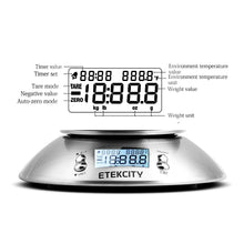 Carica l&#39;immagine nel visualizzatore di Gallery, Etekcity Bilancia da Cucina Elettronica in Acciaio Inossidabile 5kg/ Argento - Ilgrandebazar