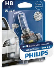 Carica l&#39;immagine nel visualizzatore di Gallery, Philips 12961NBVB2 WhiteVision Effetto Xenon W5W Lampada Auto, Blister Doppio