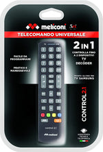 Carica l&#39;immagine nel visualizzatore di Gallery, Meliconi 808033 Telecomando Universale per TV e Decoder, Nero