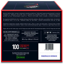 Carica l'immagine nel visualizzatore di Gallery, Caffè Vergnano 1882 Èspresso Cremoso, 100 Capsule, Compatibili Nespresso, Compostabili
