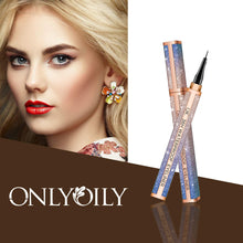 Carica l&#39;immagine nel visualizzatore di Gallery, Onlyoily Eyeliner waterproof, eyeliner liquido impermeabile, nero - Ilgrandebazar