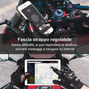YISSVIC Guanti da Moto Marchio CE 1KP Touchscreen L, L - Ilgrandebazar