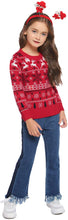 Carica l&#39;immagine nel visualizzatore di Gallery, Aibrou Unisex Maglione a Maniera Lunga per Natale, Maglia con Modello di Renna Neve, Maglioni Famiglia Coordinati per papà Mamma Bambini