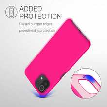 Carica l&#39;immagine nel visualizzatore di Gallery, kwmobile Custodia Compatibile con Xiaomi Mi 11 Lite (5G) - Cover in Silicone TPU - Back Case per Smartphone - Protezione Gommata Rosa Shocking