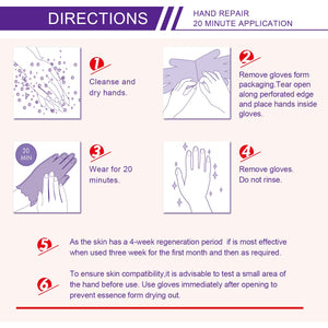 3 Paia Di Guanti Idratanti Maschera Per Le Mani Contengono Olio Oliva +... - Ilgrandebazar