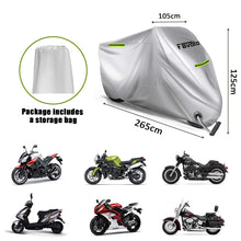Carica l&#39;immagine nel visualizzatore di Gallery, Favoto Telo per Moto Impermeabile Coprimoto in Materiale Oxford Argento - Ilgrandebazar
