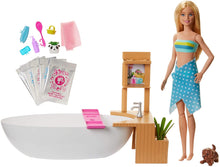 Carica l&#39;immagine nel visualizzatore di Gallery, Barbie- Playset Bambola con Vasca da Bagno e Accessori Giocattolo per Bambini 3+ Anni, Multicolore, GJN32