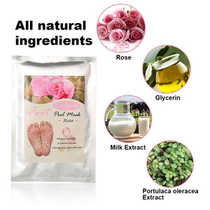 Maschera Piedi Esfoliante, Foot Mask, Exfoliating 2 Pairs - Ilgrandebazar