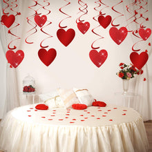 Carica l&#39;immagine nel visualizzatore di Gallery, TUPARKA 32 PZ San Valentino Glitter Cuore Ricciolo Appeso Decorazione per... - Ilgrandebazar
