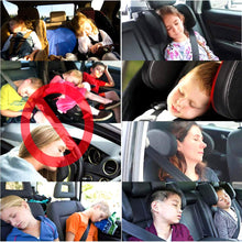 Carica l&#39;immagine nel visualizzatore di Gallery, Cozywind Auto Collo Cuscino Retraibile Supporto PU Leather Nero - Ilgrandebazar