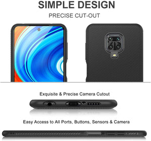 iBetter per Xiaomi Redmi Note 9S /Xiaomi Redmi Note 9 PRO Cover, Ultra Sottile di Gomma, Custodia Protettiva Antiurto,per la Xiaomi Redmi Note 9S /Xiaomi Redmi Note 9 PRO Smartphone.(Nero)