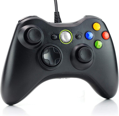 Dhaose Xbox 360 Game Controller, Wired Game Controller Gamepad controller di design ergonomico migliorato per Xbox 360 PC Windows 7/ 8 / 10