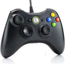 Carica l&#39;immagine nel visualizzatore di Gallery, Dhaose Xbox 360 Game Controller, Wired Game Controller Gamepad controller di design ergonomico migliorato per Xbox 360 PC Windows 7/ 8 / 10