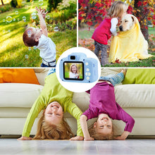 Carica l'immagine nel visualizzatore di Gallery, ASIUR Fotocamera Digitale per Bambini Giocattoli Fotocamera per Bambini Fotocamera da 2 Pollici Schermo HD Videocamera 1080P Regali per Ragazzi e Ragazze da 3 a 8 Anni (Bleu)