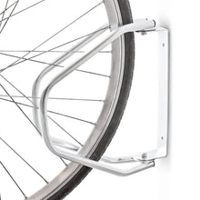 Carica l'immagine nel visualizzatore di Gallery, Relaxdays Posto per Parcheggiare La Bicicletta a Parete, 1 Posto, Argento