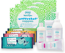 Carica l'immagine nel visualizzatore di Gallery, Mum &amp; You Salviettine Umidificate 100% Biodegradabili, Vegane, Confezione Riciclabile, Confezione da 12, (672 Salviettine). 99,4% Acqua, 0% Plastica, Ipoallergeniche e Dermatologicamente Testate