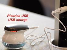 Carica l'immagine nel visualizzatore di Gallery, Beper Levapelucchi Ricaricabile USB, Autonomia fino a 40 minuti, Rimuove pelucchie e nodi, Lame in acciaio, Potente e Sicuro