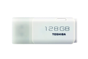 Toshiba Hayabusa Pendrive 128 GB, Chiavetta USB 2.0, 18 Mb/s, 128 Bianco - Ilgrandebazar