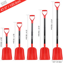 Carica l&#39;immagine nel visualizzatore di Gallery, COFIT 120cm Pala da Neve, Extra Lunghezza Retrattile Rosso e Nero (66-120cm) - Ilgrandebazar