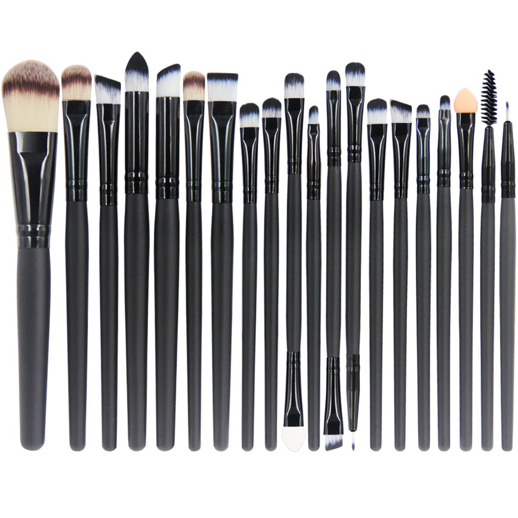 EmaxDesign 20 pezzi-Set di pennelli professionali per trucco, volto ombretti... - Ilgrandebazar