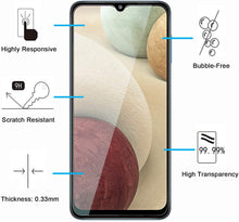 Carica l'immagine nel visualizzatore di Gallery, NEW'C 2 Pezzi, Vetro Temperato per Samsung Galaxy A12, Galaxy A02s, Pellicola Prottetiva Anti Graffio, Anti-Impronte, Senza Bolle, Durezza 9H, 0,33mm Ultra Trasparente, Ultra Resistente