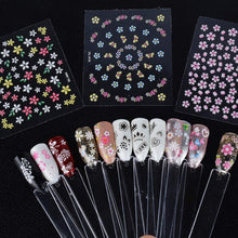 Carica l'immagine nel visualizzatore di Gallery, 90 Fogli Adesivi Unghie Adesivo 3D Nail Stickers Colori assortiti - Ilgrandebazar