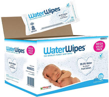 Carica l'immagine nel visualizzatore di Gallery, WaterWipes Salviettine Umidificate per la pelle sensibile dei bambini, 99,9% di acqua purificata, 12 Confezioni da 60