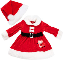 Carica l'immagine nel visualizzatore di Gallery, Toocool - Completo Bambina neonata Tutina Vestitino Babbo Natale Cappellino Nuovo FK826