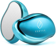 Carica l'immagine nel visualizzatore di Gallery, FERYES Lima per piedi in vetro nano, Lima per piedi riutilizzabile per rimozione del callo per piedi, Strumento per pedicure, Scrubber per piedi in vetro e raschietto per piedi, 1 pz, (Blu brillante)