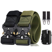 Carica l&#39;immagine nel visualizzatore di Gallery, BESTKEE Cintura Tattica da Uomo 1,5&quot; Regolabile in Nylon Stile Militare con...