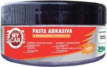 Carica l&#39;immagine nel visualizzatore di Gallery, My Car, Pasta Abrasiva, Granulometria Controllata, Rimuove Graffi e Abrasioni, Effetto Lucidante, Elimina l&#39;Opacità, Anche Uso Professionale, 150 ml