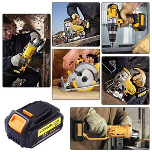 Powayup DCB184 20V 5.0Ah Batteria Sostituzione per DeWalt 18V MAX