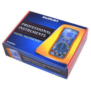 Kuman Multimetro Digitale TRMS 6000 Conti, Tester Upgraded - Ilgrandebazar