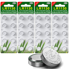 Carica l&#39;immagine nel visualizzatore di Gallery, Confezione da 40 pacchi batteria alcalina AG10(LR1130) --- 40 Pezzi, Argento - Ilgrandebazar